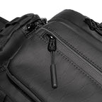 Mark Ryden Global's black waterproof crossbody bag with multi-pocket storage for explorers