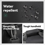Mark Ryden Global NomadFlex waterproof gym bag with water-repellent material, removable strap & tough handle