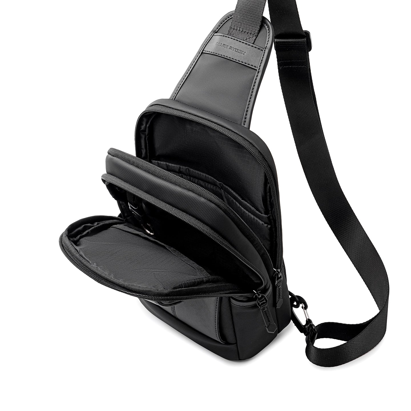 AeroCross: 6L Water-Resistant Crossbody Sling Bag with Sleek Business Design