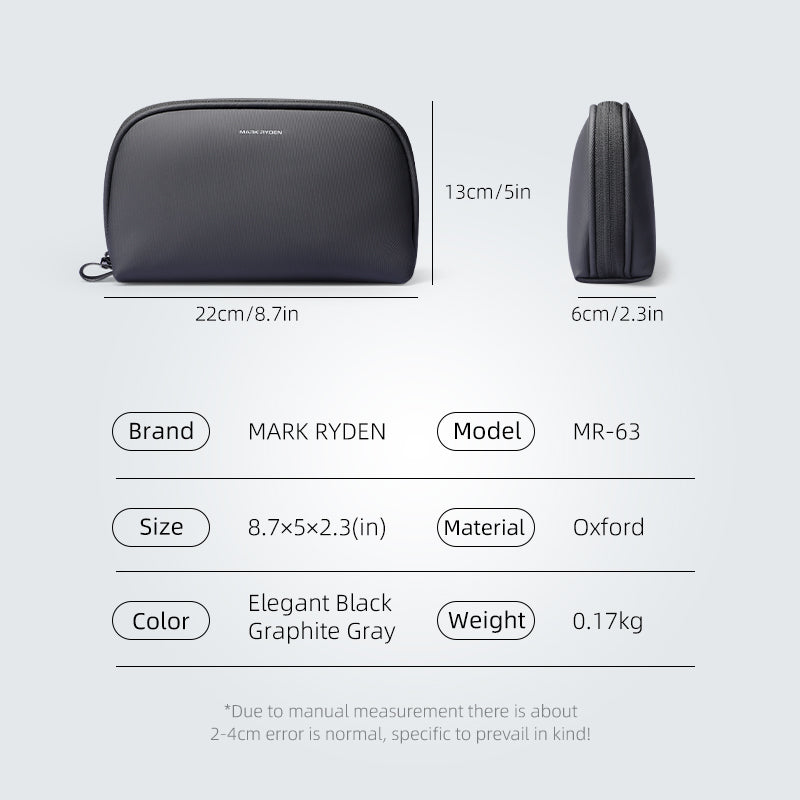 Mark Ryden MR-63 black graphite gray oxford material digital essentials case