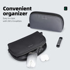 MARK RYDEN gray/black NanoGrid precision-fit organizer with digital gear