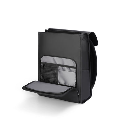MUKE III: School Style Classic Business Work Black Oxford Backpack
