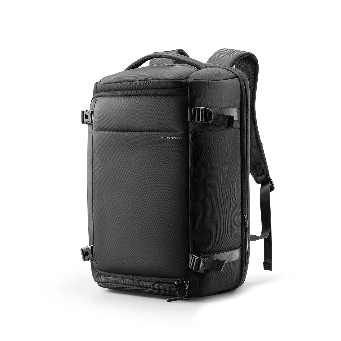Mark Ryden Aegis Fortress black multi-compartment travel backpack