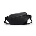 Mark Ryden black leather anti-theft large capacity city messenger bag