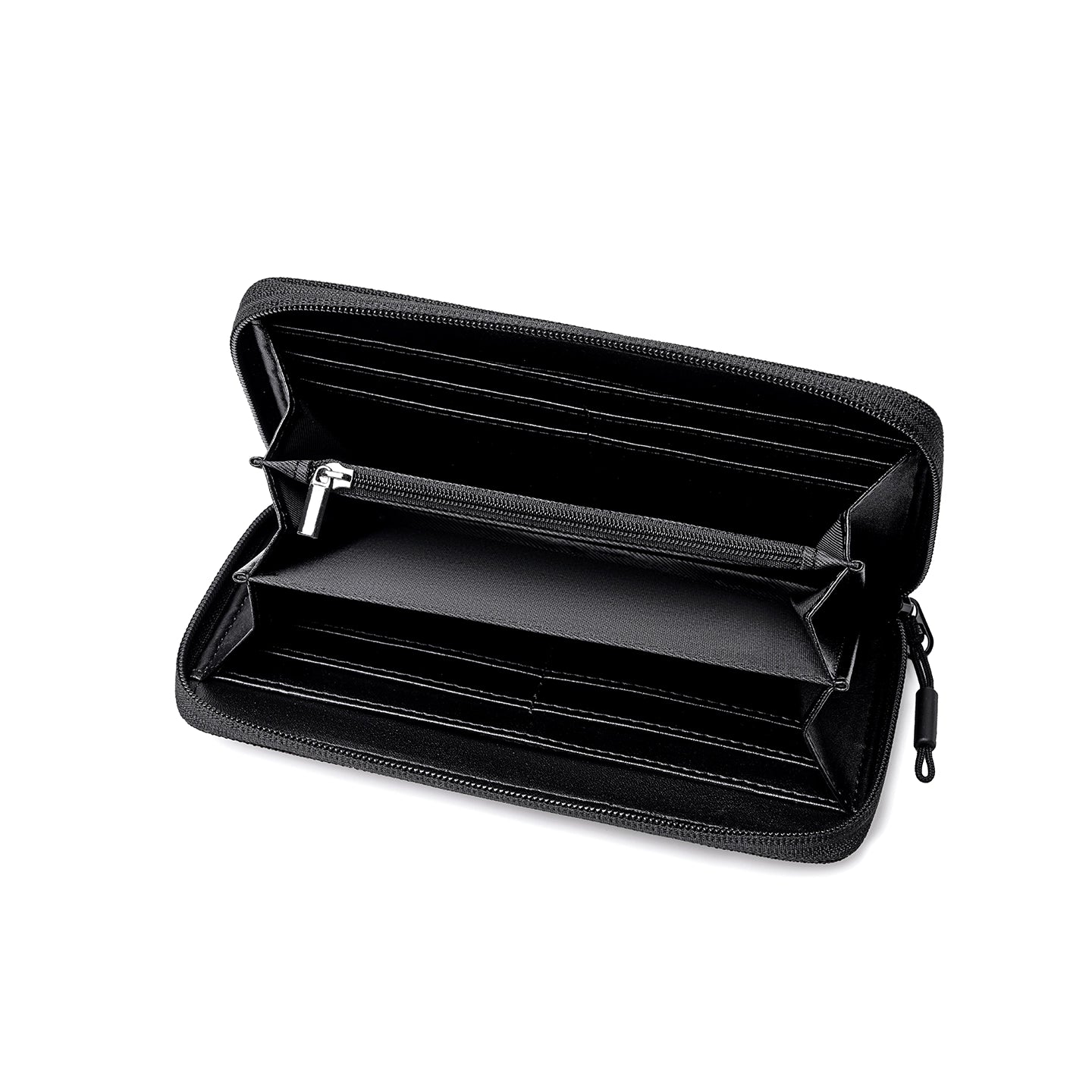 TetherZip: Wristlet Coin Wallet with Detachable Carry Strap and Inner Zipper Pocket