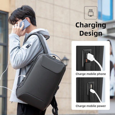 anti theft laptop backpack with usb Compilo MR9000: Anti-Theft & USB Charging Backpack