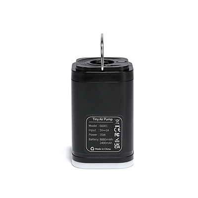 Tiny black lightable air pump for zip-lock bags | MarkRyden Global