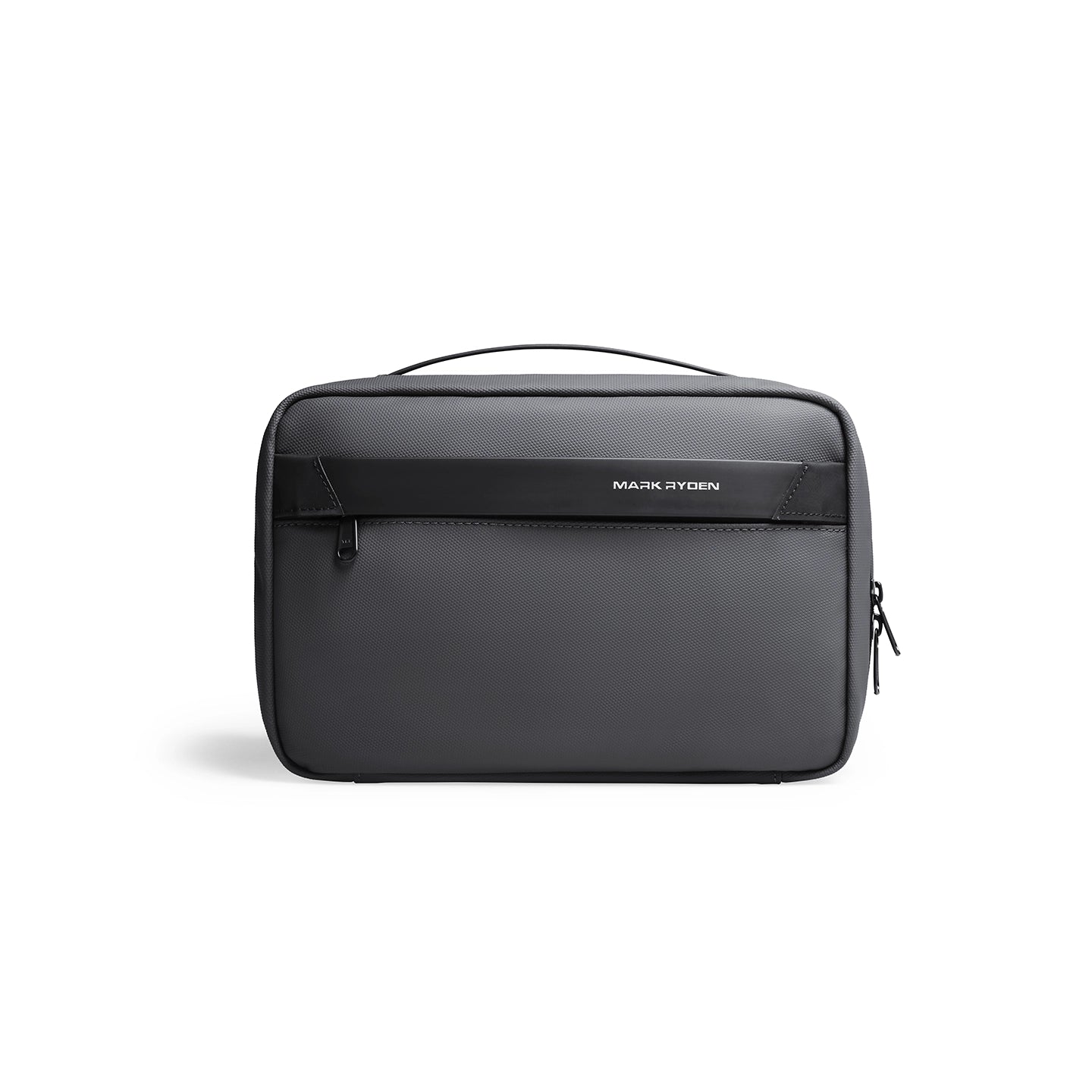 Mark Ryden compact gray multi-layer washbag with handle, large capacity for travel