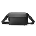 Mark Ryden black waterproof messenger bag with YKK zipper