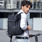 MarkRyden Global professional stylish black lightweight commuting backpack