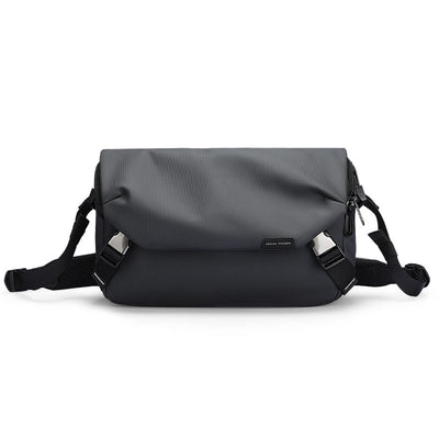 Mark Ryden Global dark gray waterproof messenger bag with adjustable straps