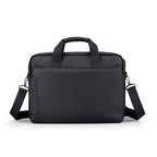 MarkRyden Classic IV black commuter briefcase with handles & shoulder strap, fits 14/15.6" laptops