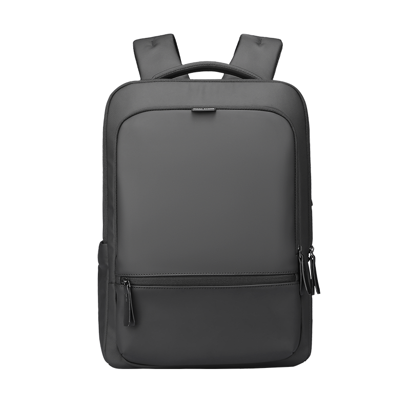 MarkRydenGlobal sleek black smart backpack with multiple compartments