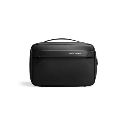 Mark Ryden Global compact black washbag with handle, multi-layer design, large capacity
