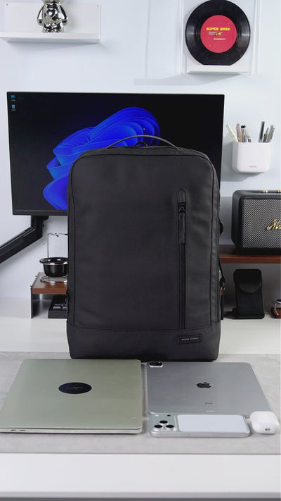 LiteHauler: Compact 16.2-inch Laptop Backpack with Dual Handles for Commuter