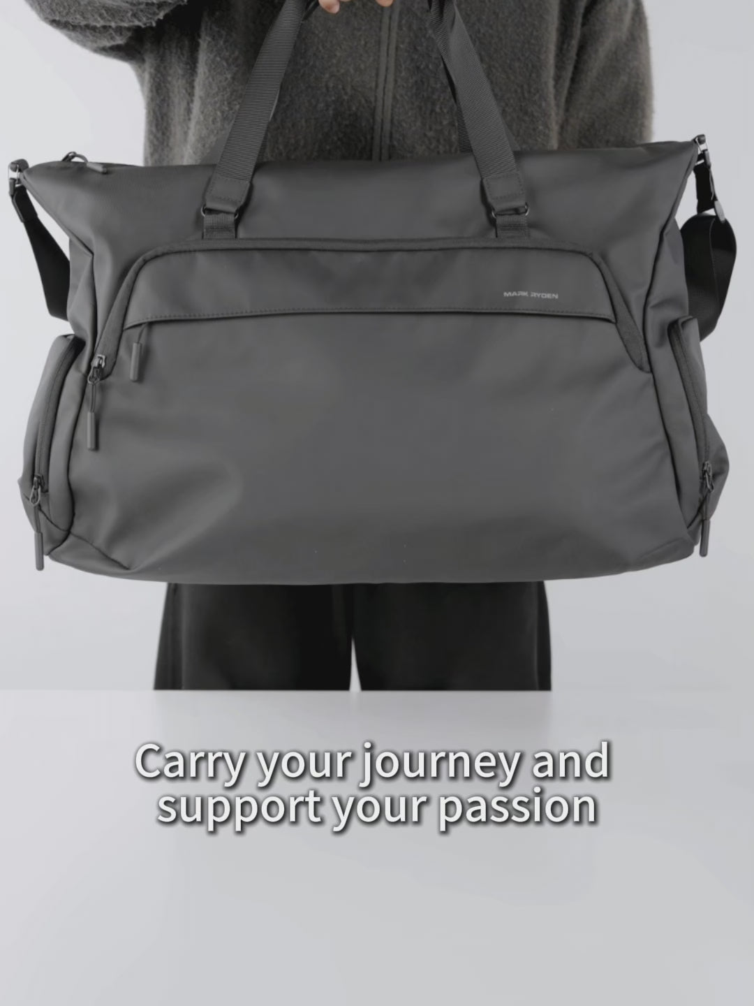 TransitPro: Business Travel Duffel Bag for Men – Large Weekender Carry On