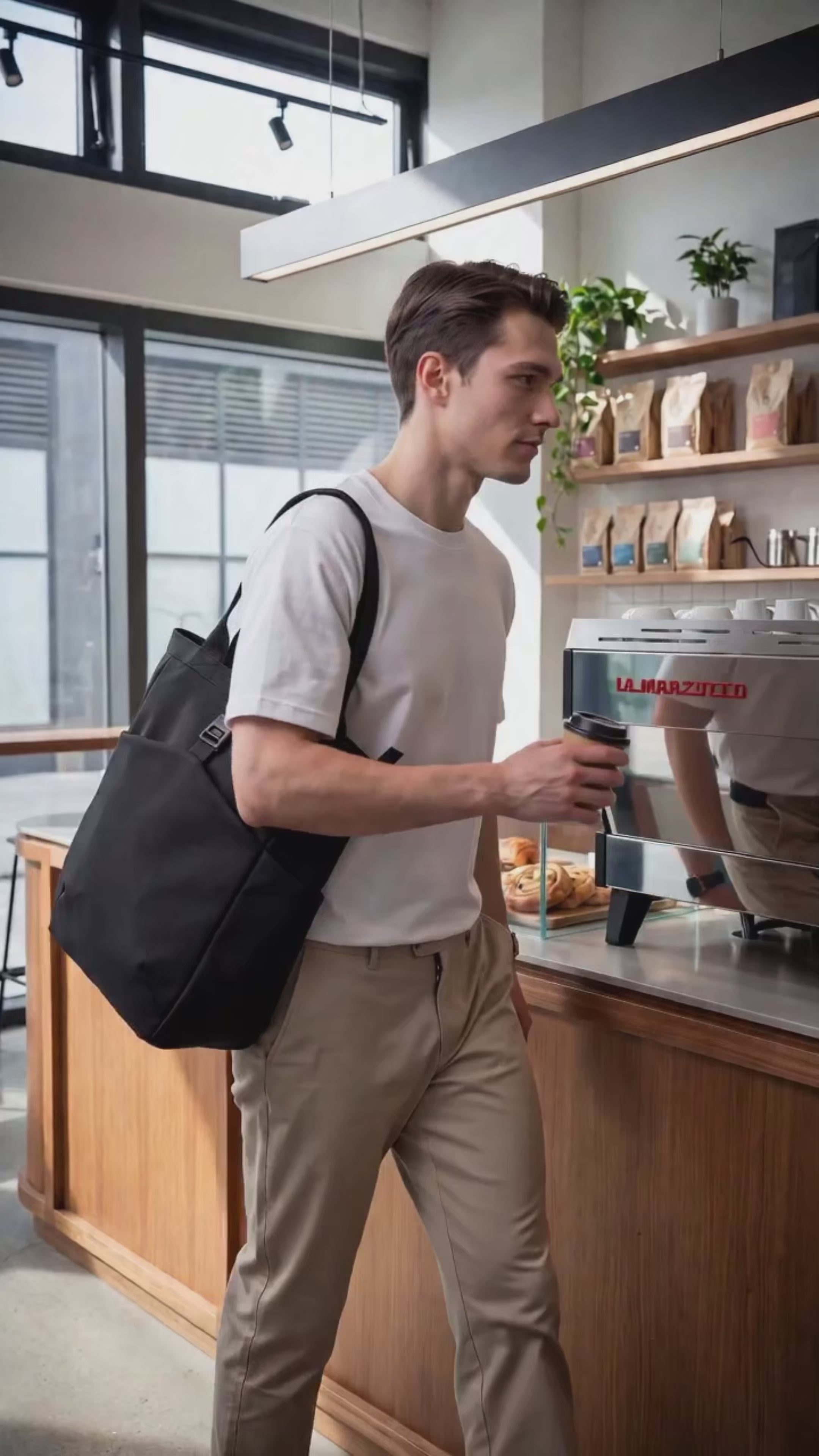 WashTote: 15.7L Washed Nylon Travel Tote with Laptop Compartment
