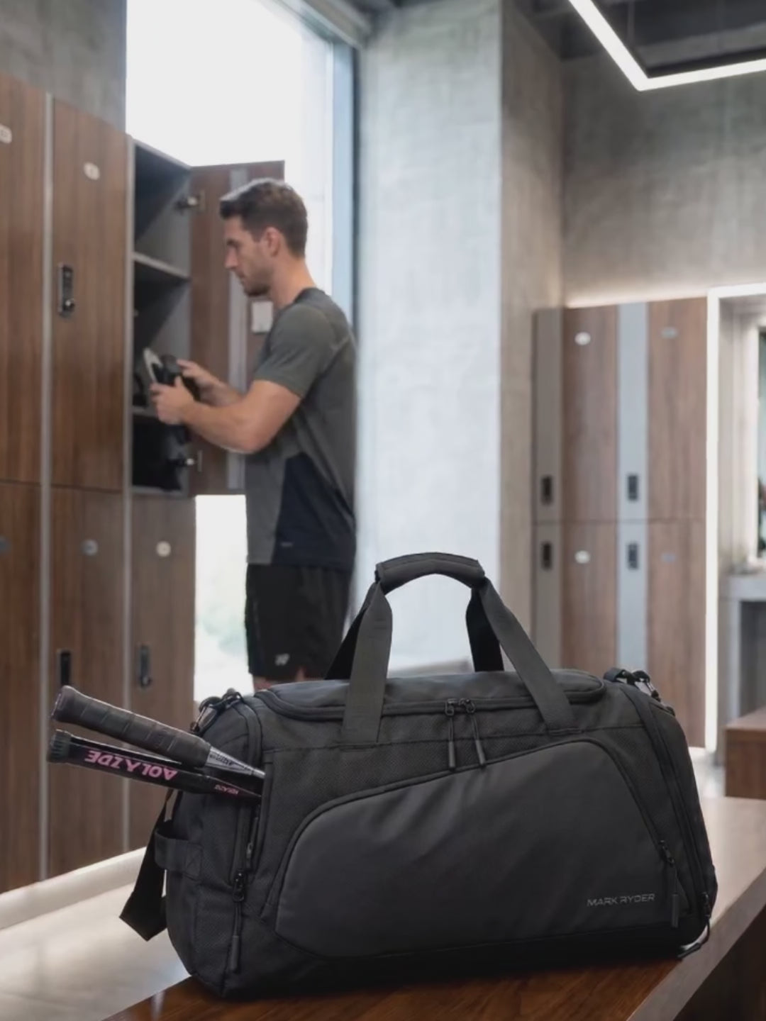 Worksman II – Upgraded Large-Capacity Gym & Travel Duffle with Wide-Open Design and Shoe Compartment