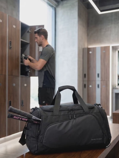 Worksman II – Upgraded Large-Capacity Gym & Travel Duffle with Wide-Open Design and Shoe Compartment