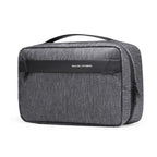 Gray Mark Ryden multi-layer washbag with handle, compact size