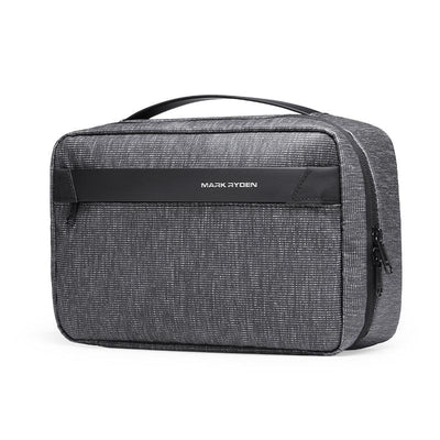 Gray Mark Ryden multi-layer washbag with handle, compact size