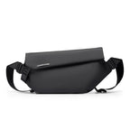 Mark Ryden Global black leather waterproof scratch-resistant messenger bag