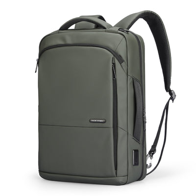 Mark Ryden gray anti-theft daily backpack with padded straps