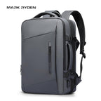 Mark Ryden gray expandable laptop backpack with zippered compartments