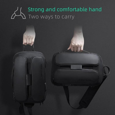 Premium double pack crossbody bags - strong comfortable hand carry, two ways to carry