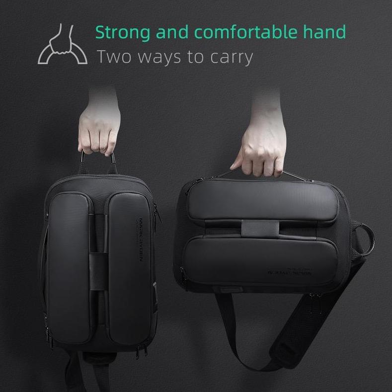 Premium double pack crossbody bags - strong comfortable hand carry, two ways to carry