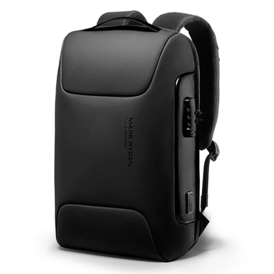 01 omoton anti-theft laptop backpack ODYSSEY MR9116: Business Micro & USB Charging Laptop Backpack with Anti- theft TSA Lock