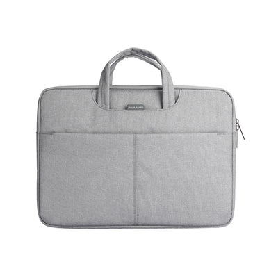 Gray work style laptop bag with handles, 13.3-15.6 inch, Mark Ryden Global